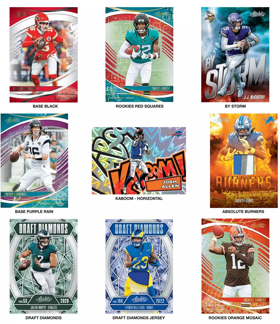2025 Panini Absolute Football Mega Box
