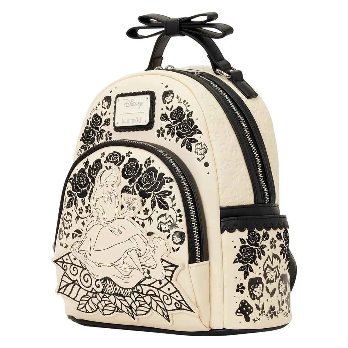Alice in Wonderland Floral Mini-Backpack