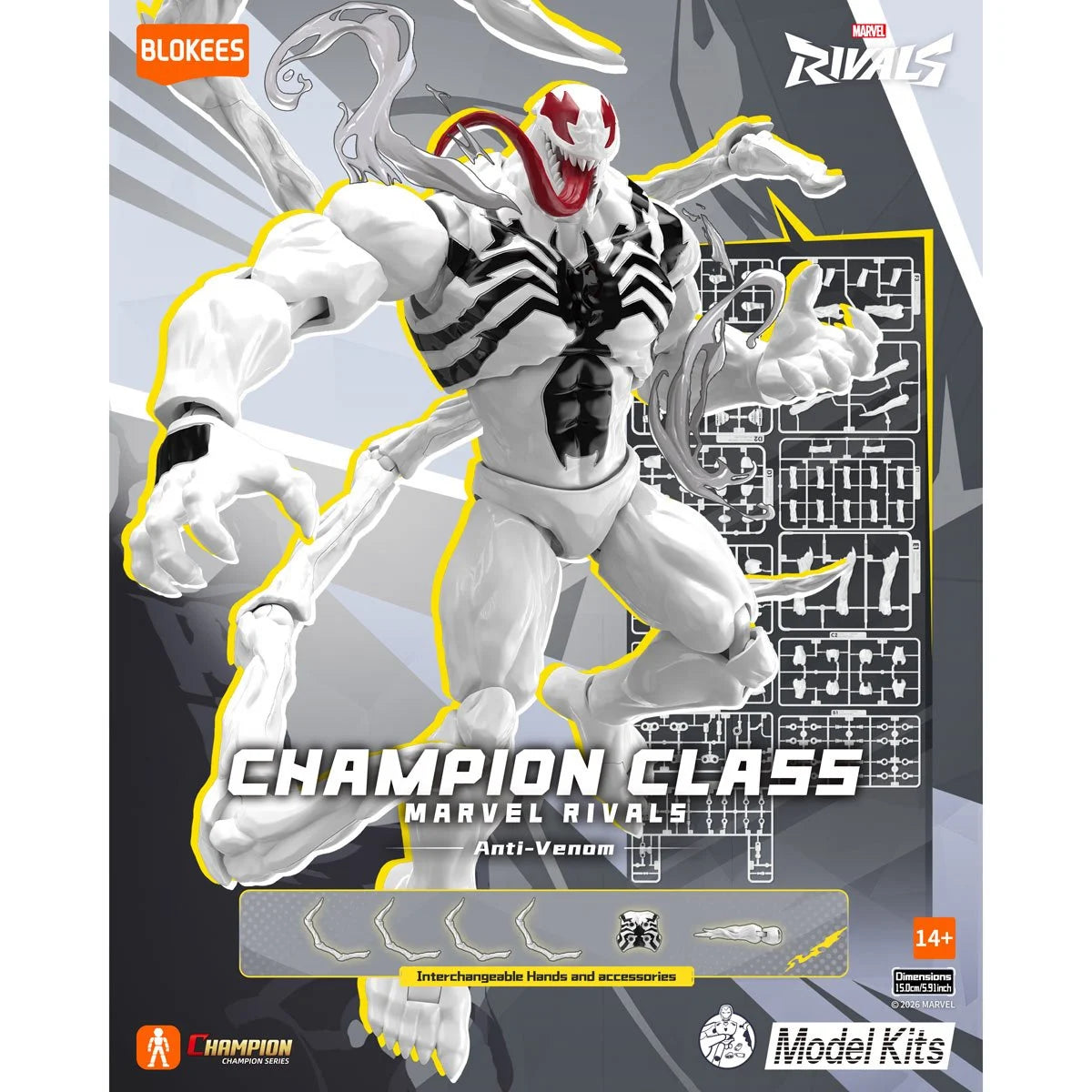 Marvel Rivals Anti-Venom Champion Class Blokees Model Kit