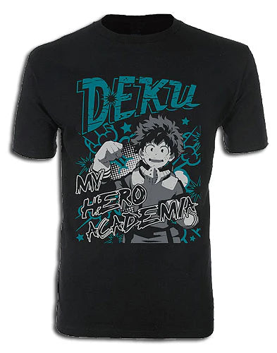 My Hero Academia - Deku Hero Black Adult Short Sleeve Tee