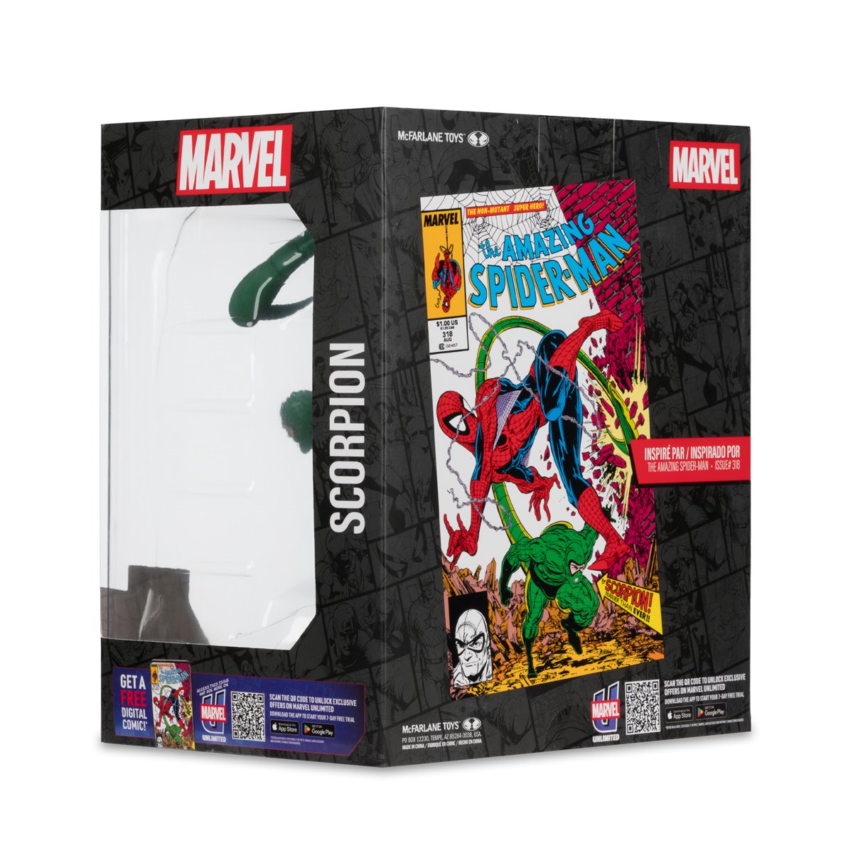 Marvel - Scorpion 1:10 Scale Posed Figure with Scene