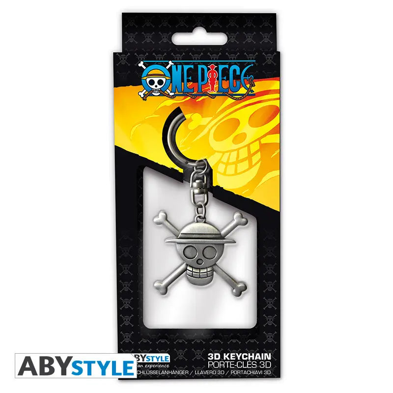 One Piece - Luffy Skull 3D Keychain