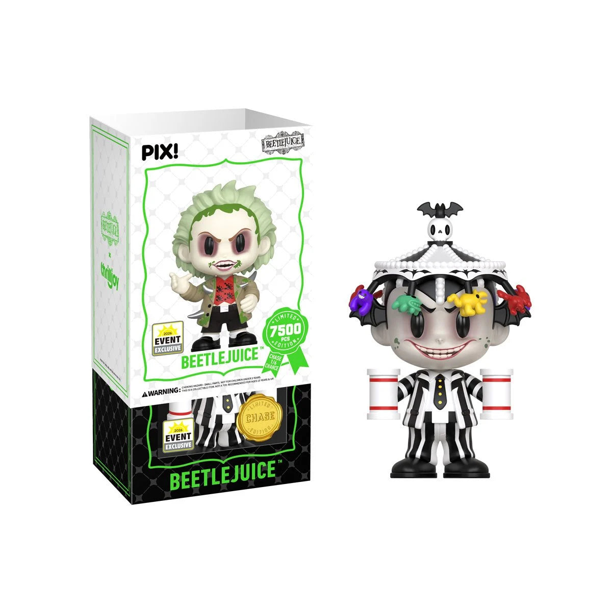 Beetlejuice (Spike) Pix! Vinyl Figure (2026 Convention Exclusive)