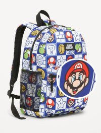 Super Mario Bros Canvas Backpack