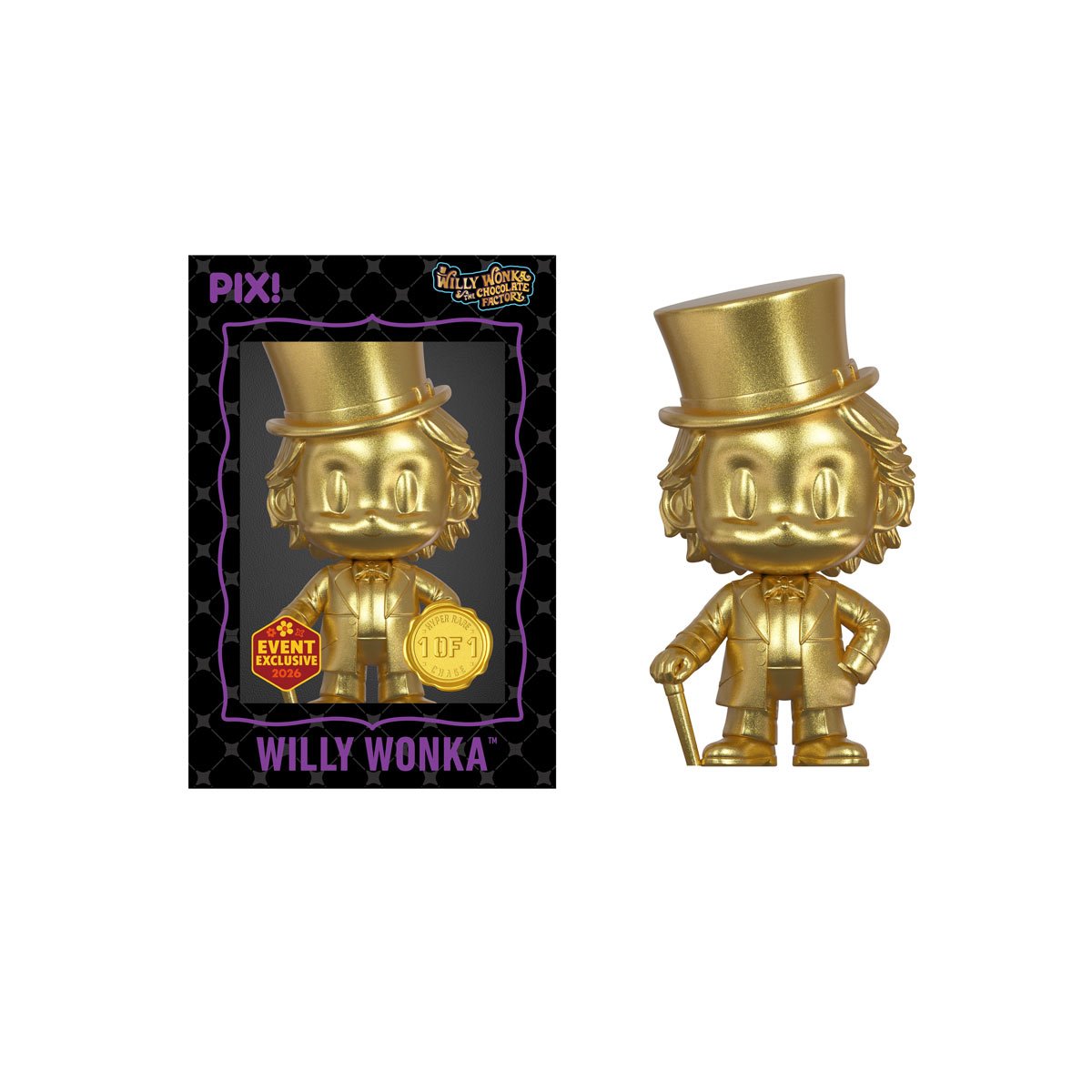 Willy Wonka and the Chocolate Factory - Willy Wonka Pix! Vinyl Figure (2026 Convention Exclusive)