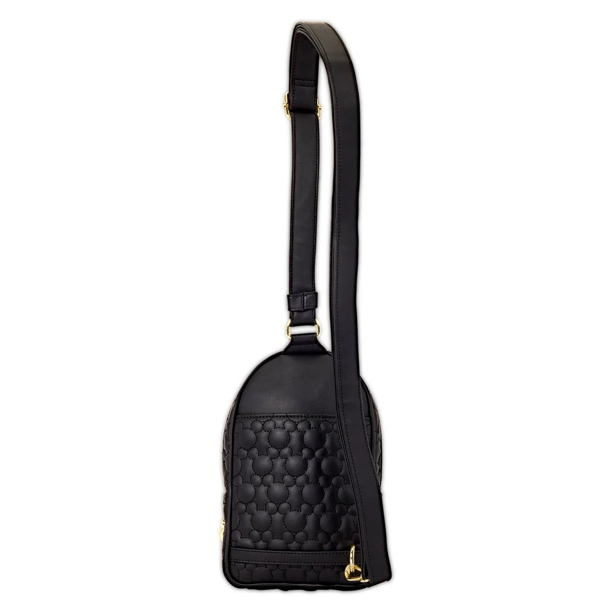 Mickey Mouse Silhouette Crossbody Sling Bag (Black)