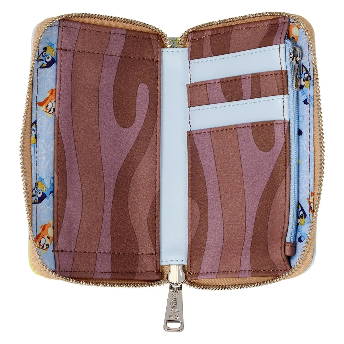 Bluey Backyard Zip-Around Wallet