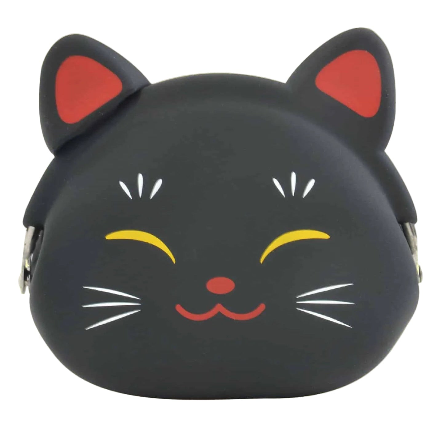 mimi POCHI JAPAN Lucky Cat Black Silicone Case