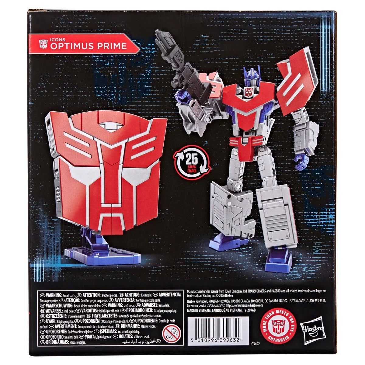 Transformers Icons Voyager Class Optimus Prime Action Figure