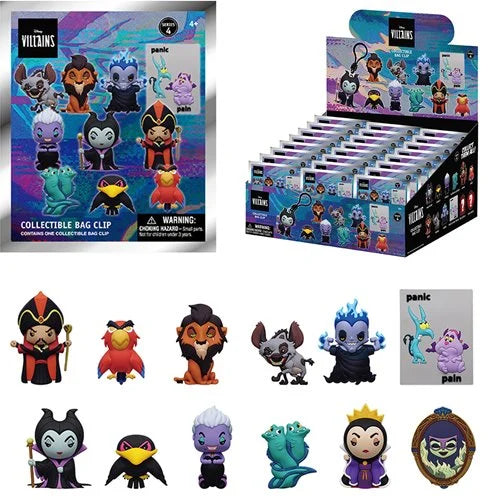 Disney Villains - 3D Foam Bag Clip Blind Bag Series 4