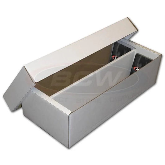 BCW Cardboard Storage Box 1600ct - Trading Card Organizer