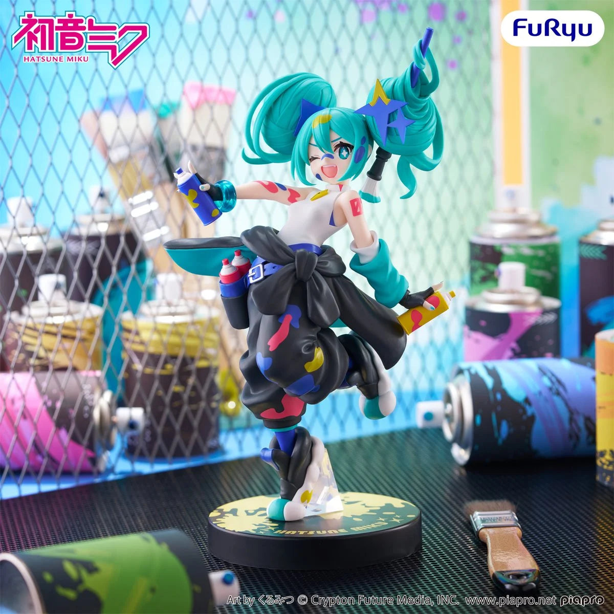 Vocaloid - Hatsune Miku Paint Girl Another Color Muchute Statue