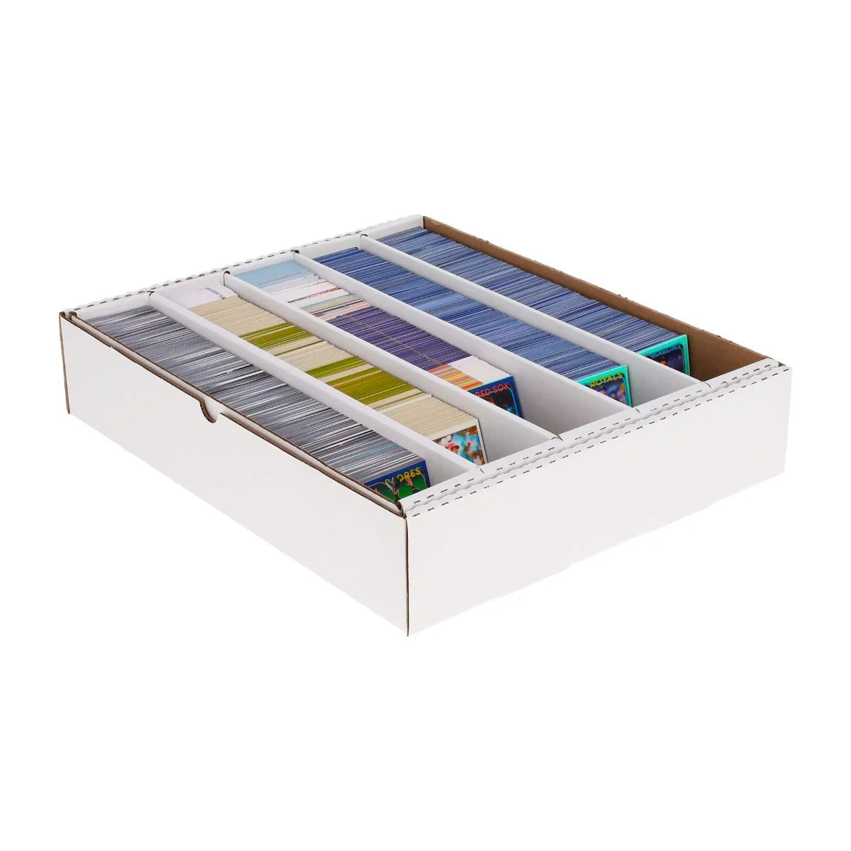 BCW Cardboard Storage Box 5000ct - Full Lid Trading Card Organizer