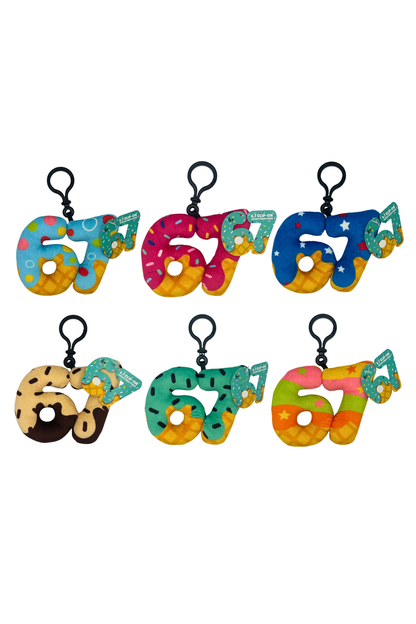 6-7 Bag Clip Plush