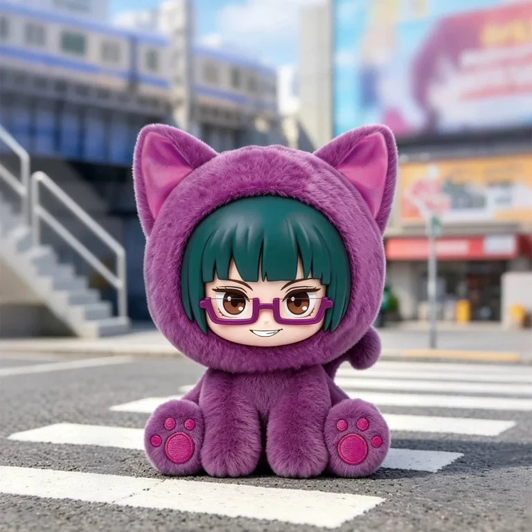 Jujutsu Kaisen - Sitting Cat Party Series Plush Pendant Blind Box