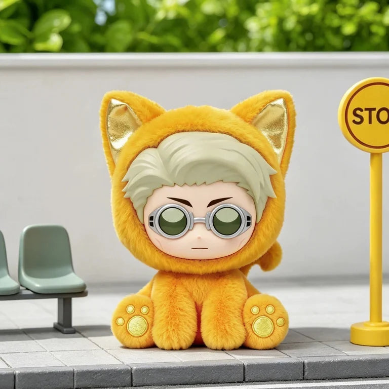 Jujutsu Kaisen - Sitting Cat Party Series Plush Pendant Blind Box