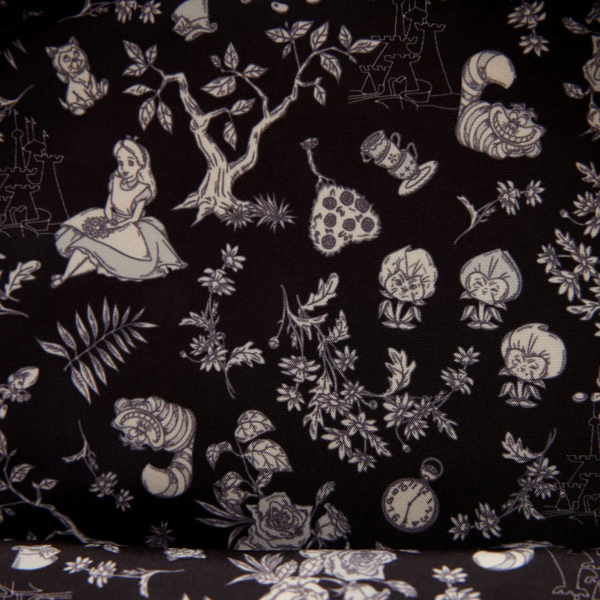 Alice in Wonderland Floral Mini-Backpack