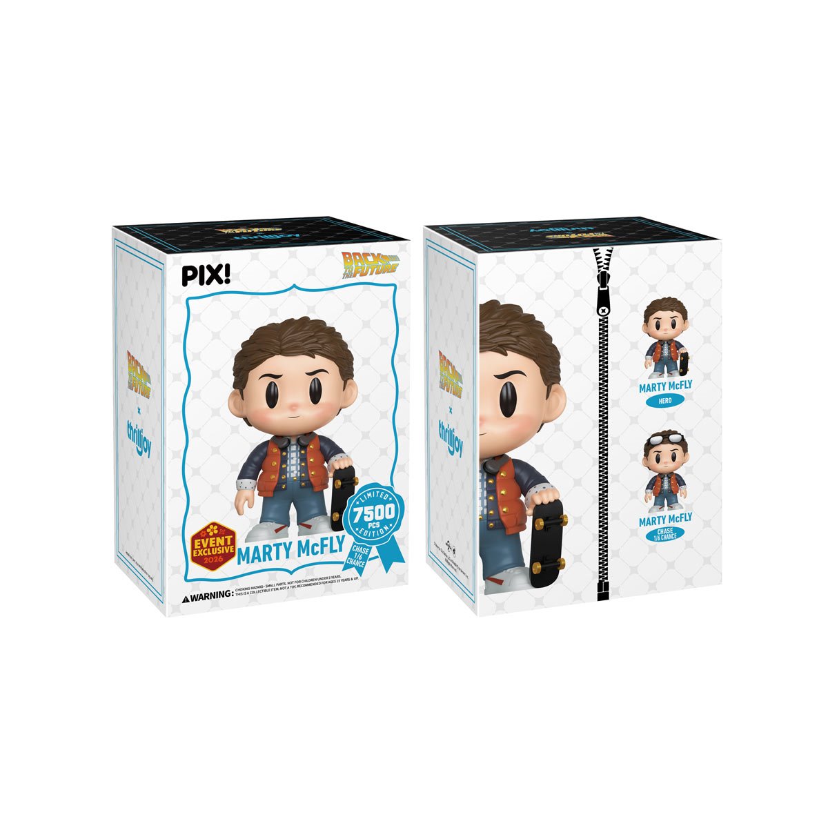 Back to the Future - Marty McFly with Skateboard Pix! Vinyl Figure (2026 Convention Exclusive)