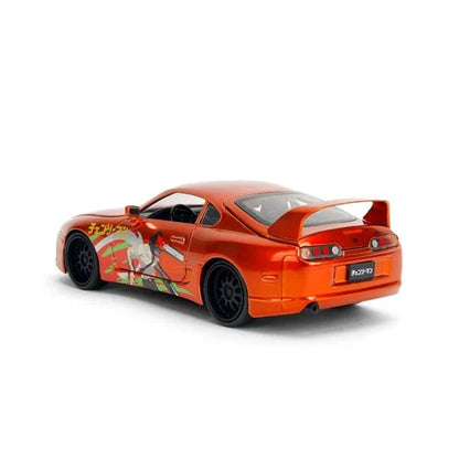 Chainsaw Man - 1995 Toyota Supra 1:24 Scale Die-Cast Metal Vehicle with Chainsaw Man Figure