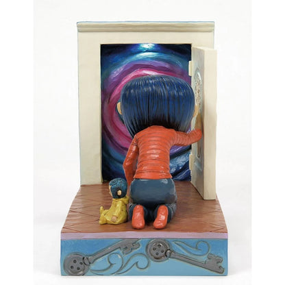Coraline Kneeling Down Door by Jim Shore Statue