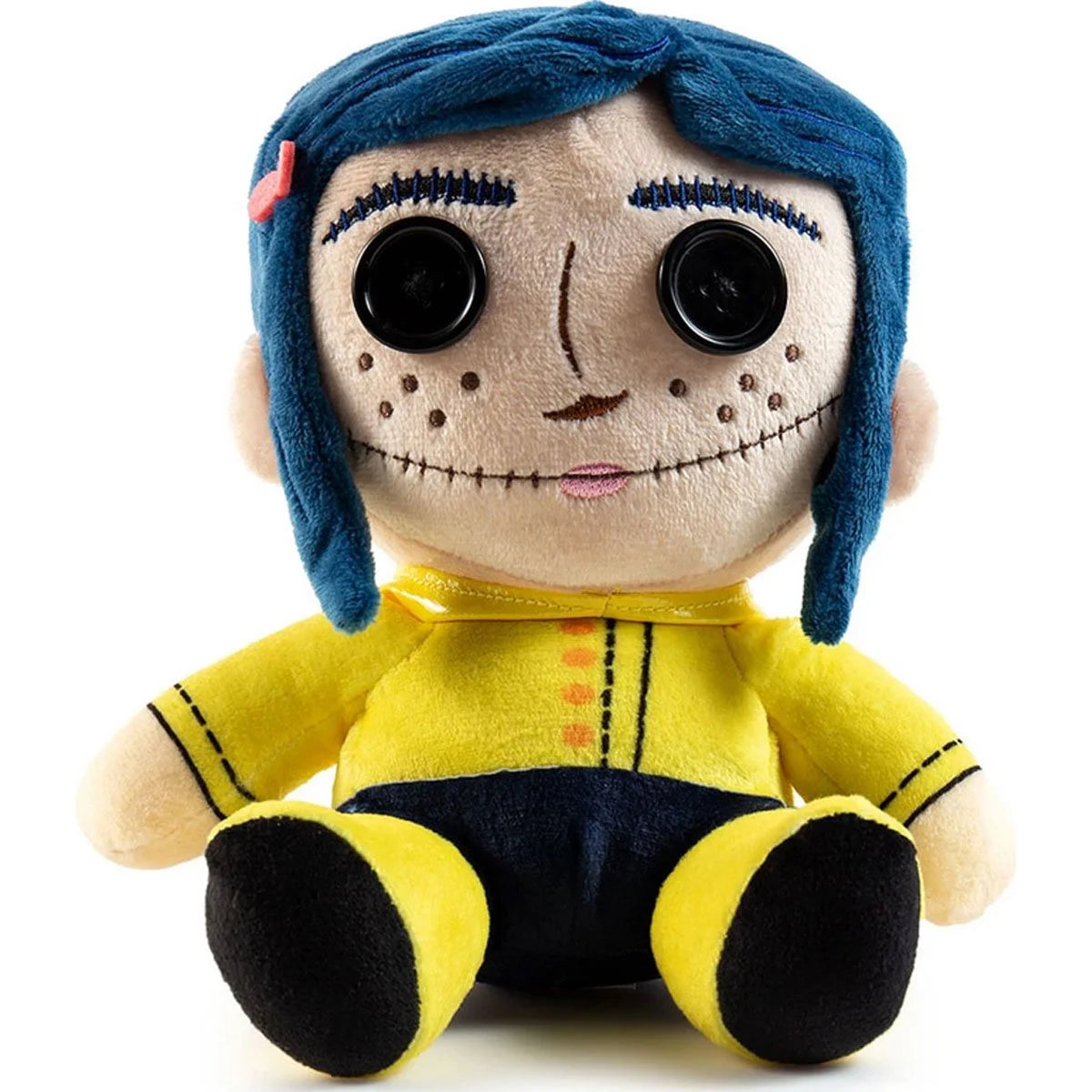 Kidrobot Coraline with Button Eyes 7-Inch Phunny Plush