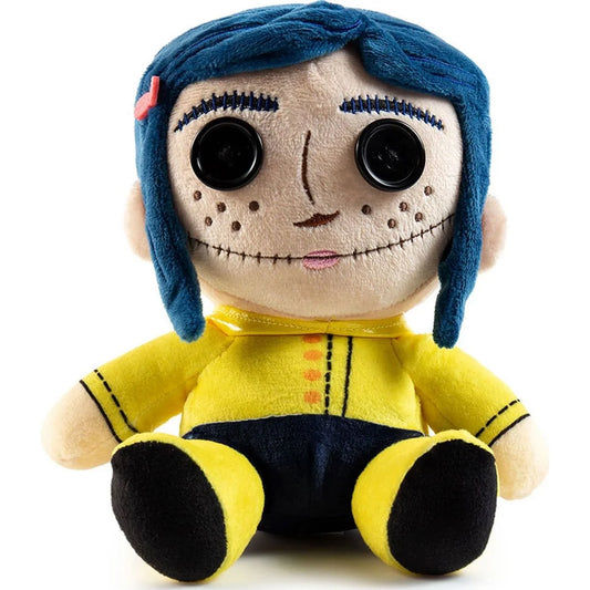 Kidrobot Coraline with Button Eyes 7-Inch Phunny Plush