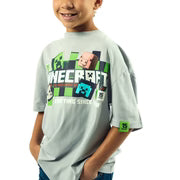 Crafting Since Alpha 15 years Gray Boy's Short Sleeve Tee