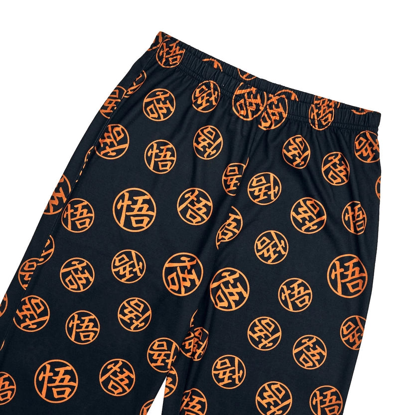 Dragon Ball Z Kanji Boy's Sleep Pajama Pants