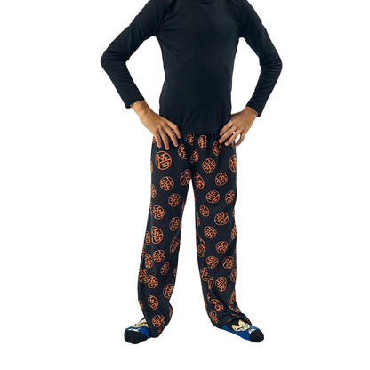Dragon Ball Z Kanji Boy's Sleep Pajama Pants