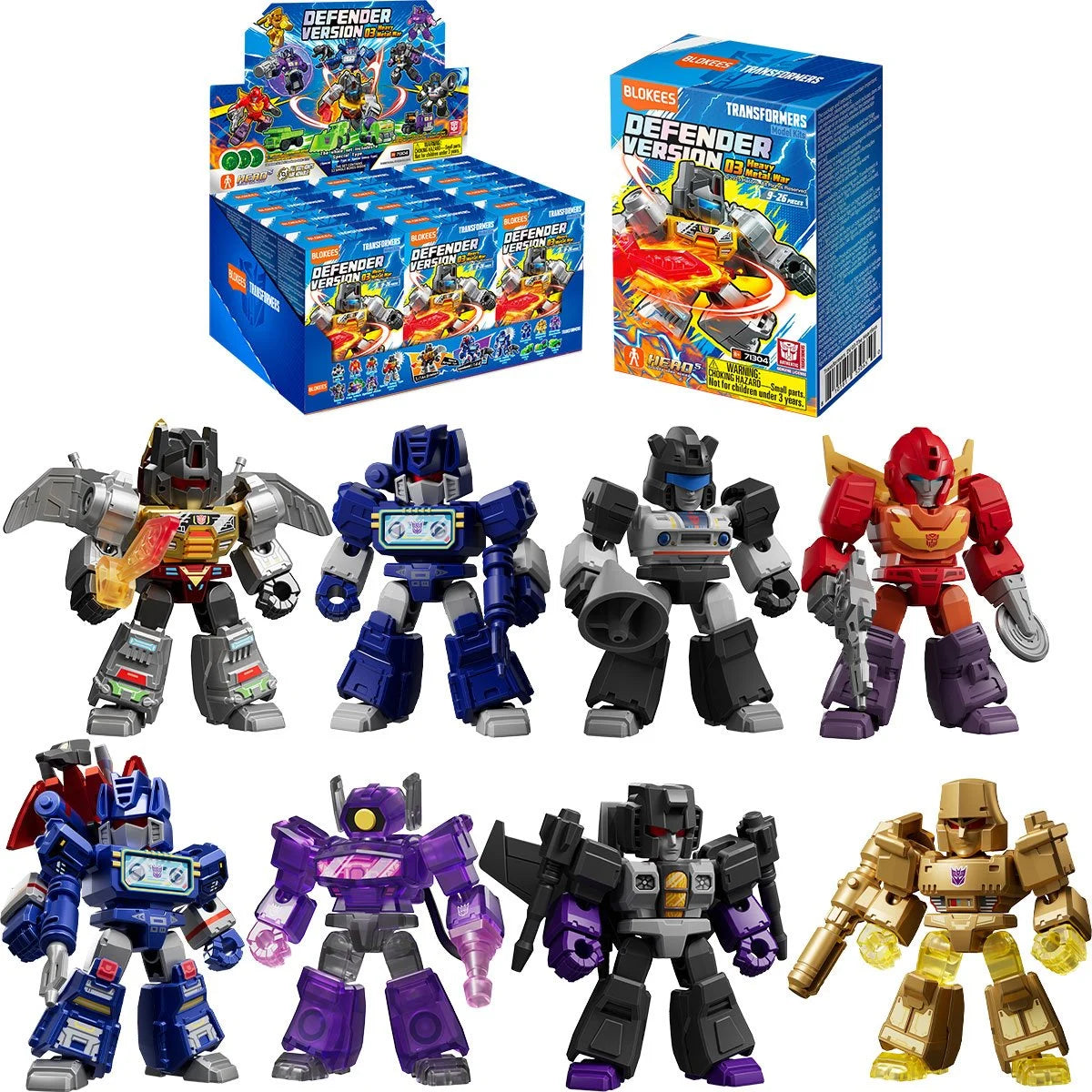 Transformers Defender Version 03 - Heavy Metal War Blind Box Model Kit