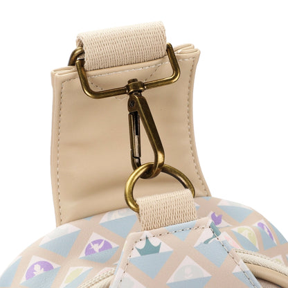 Disney Princess Geometric Pattern Sling Bag w/ Adjustable Strap