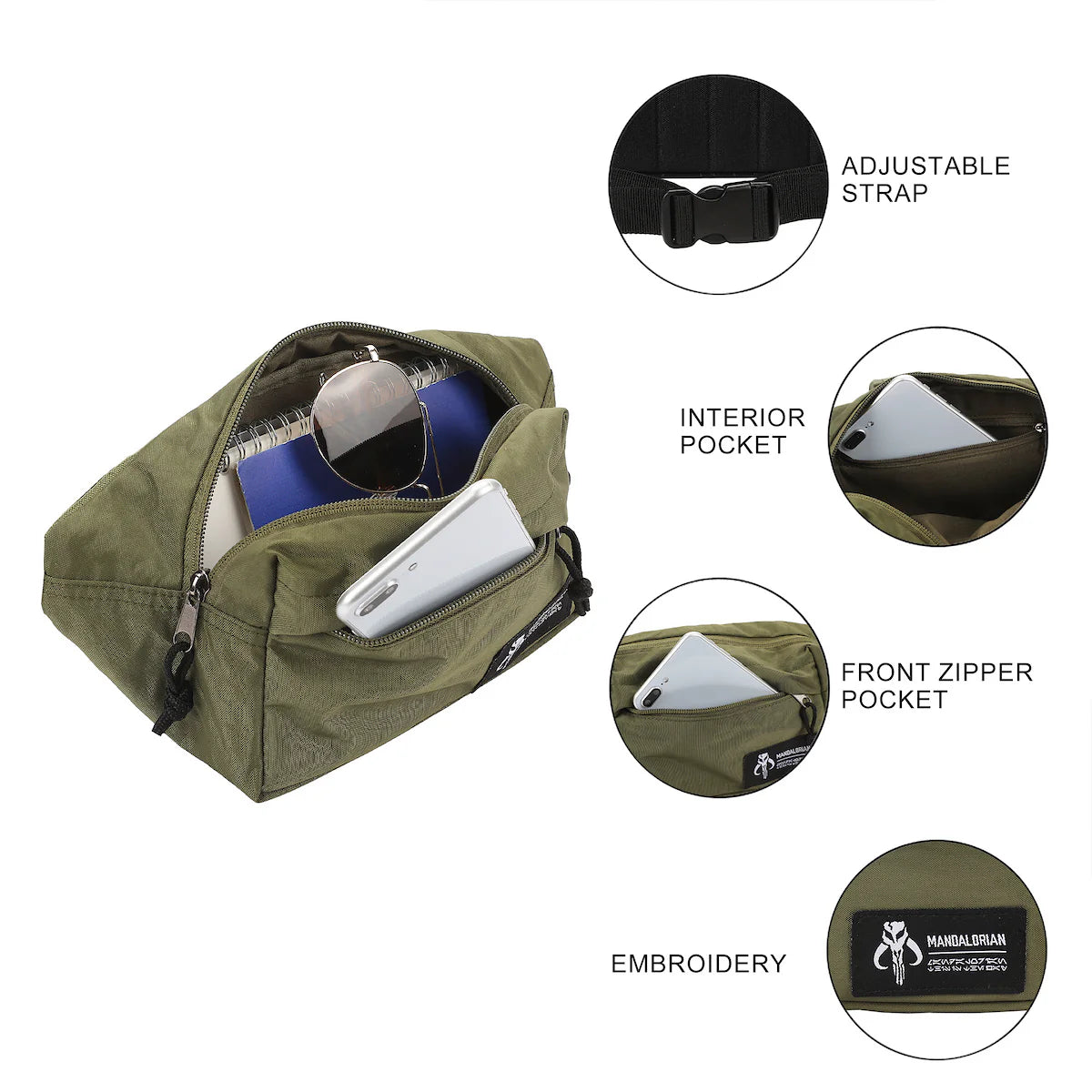 Star Wars: The Mandalorian Crest Fanny Pack