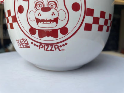 Fazbears Pizza Box Logo Ramen Bowl w Chopsticks