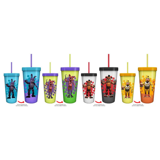 Five Nights at Freddy's 24oz Color Changing Tumblers 4-Pack