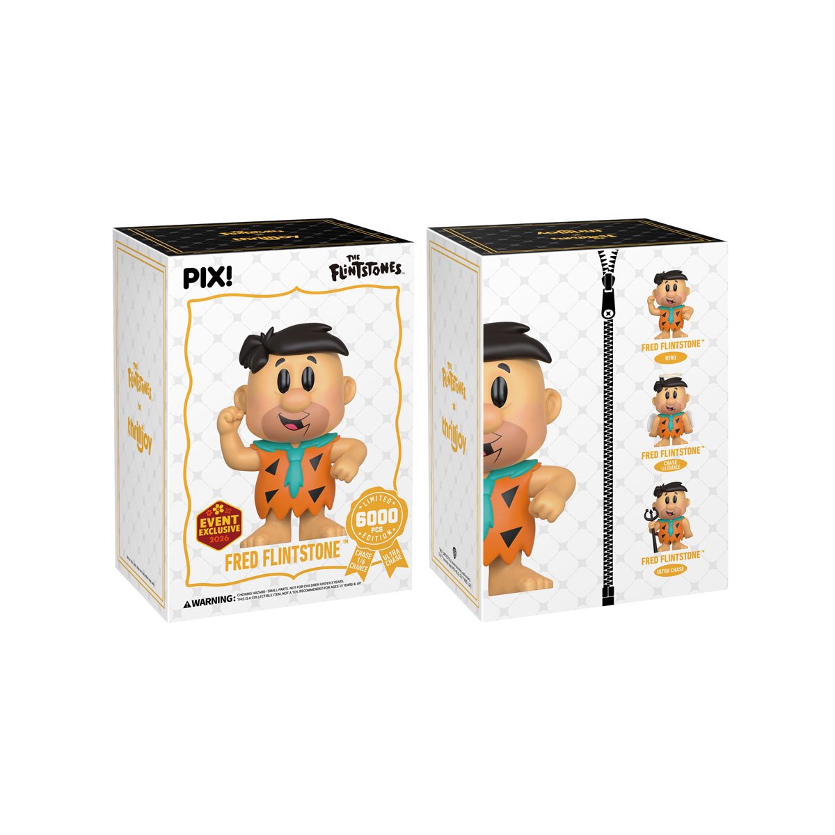 The Flintstones - Fred Flintstone Pix! Vinyl Figure (2026 Convention Exclusive)