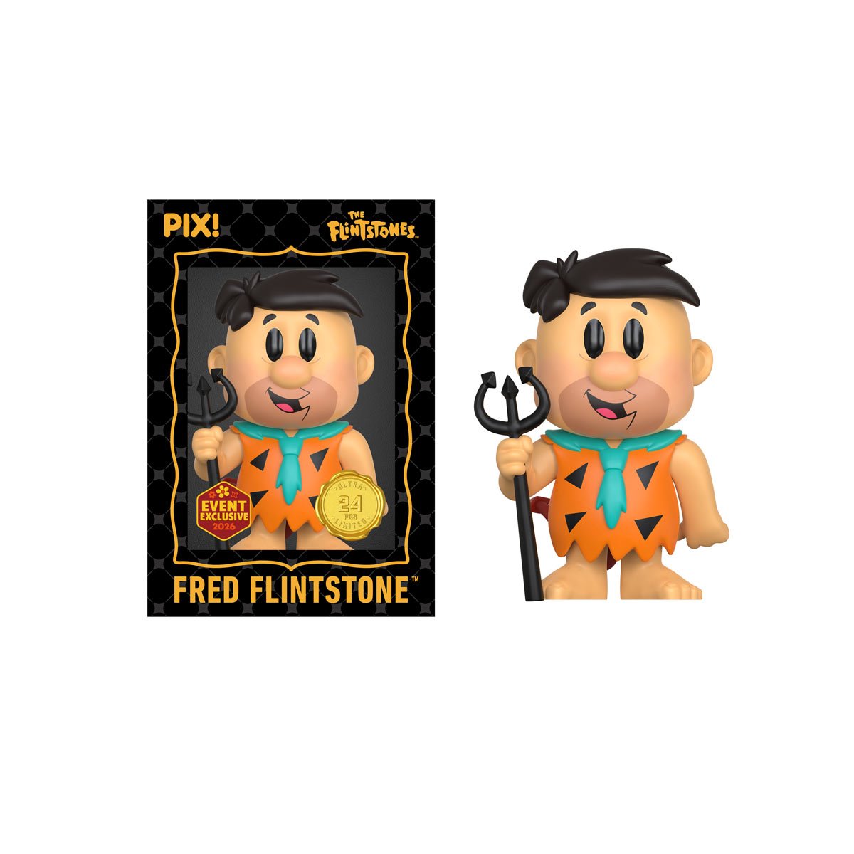 The Flintstones - Fred Flintstone Pix! Vinyl Figure (2026 Convention Exclusive)