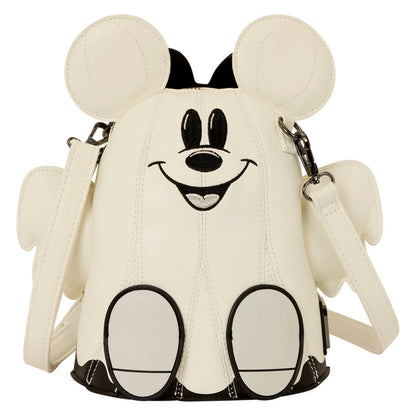 Disney Mickey & Minnie Ghost Glow-in-the-Dark Figural Crossbody Bag