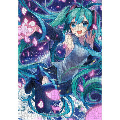 Hatsune Miku Petals 1000-Piece Jigsaw Puzzle