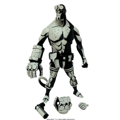 Hellboy - Black and White 1:12 Scale Action Figure - Entertainment Earth Exclusive