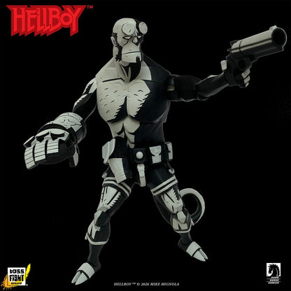 Hellboy - Black and White 1:12 Scale Action Figure - Entertainment Earth Exclusive