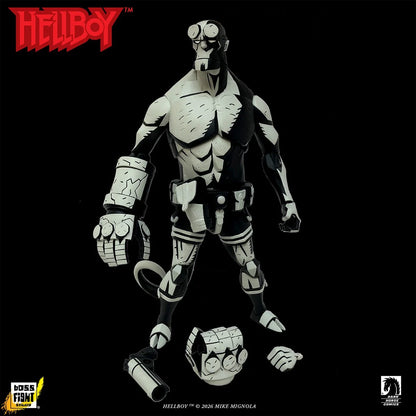 Hellboy - Black and White 1:12 Scale Action Figure - Entertainment Earth Exclusive