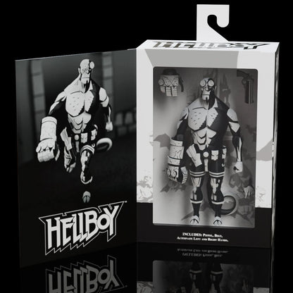 Hellboy - Black and White 1:12 Scale Action Figure - Entertainment Earth Exclusive