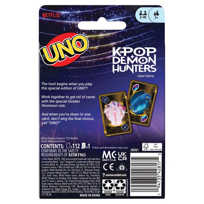 KPop Demon Hunters UNO Card Game