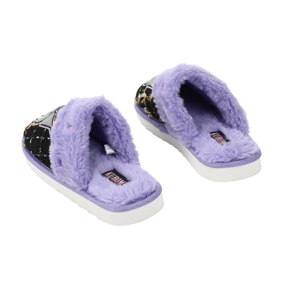 Kuromi Black Women's Tweed Mules