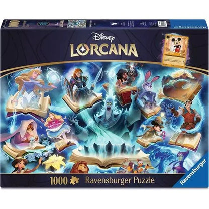 Lorcana Glimmers of the Realm: Sapphire Jigsaw Puzzle 1,000 Pieces