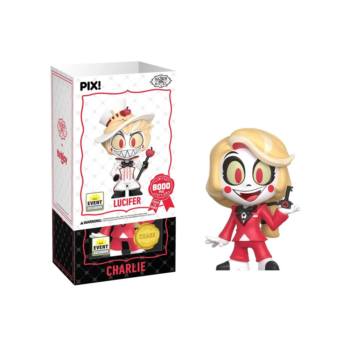 Hazbin Hotel Lucifer Pix! Vinyl Figure (2026 Convention Exclusive)