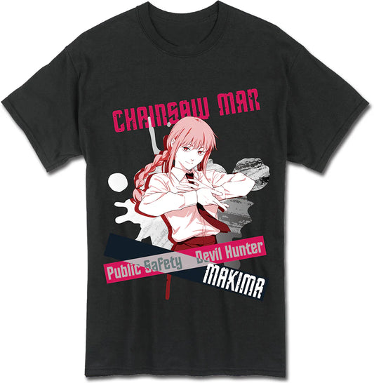 Makima Devil Hunter Black Adult Short Sleeve Tee