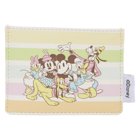 Mickey and Friends Rainbow Stripes Card Holder