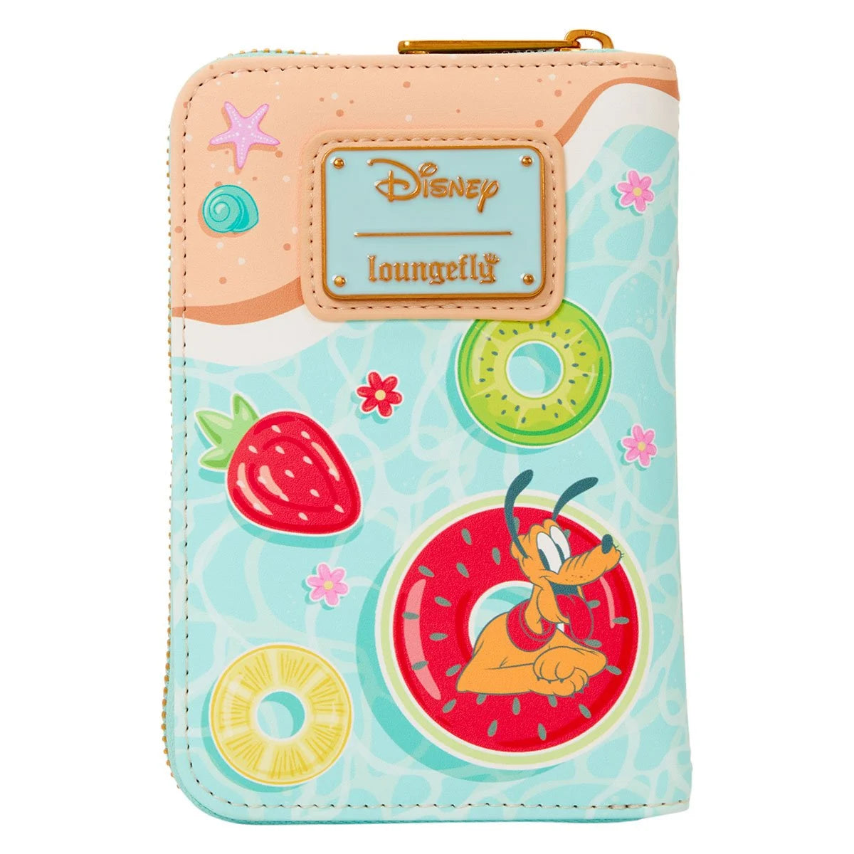 Mickey & Minnie Beach Fun Zip Around Wallet