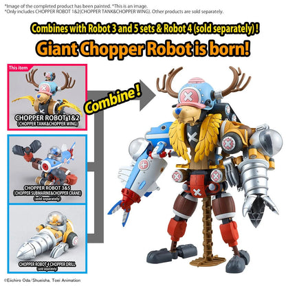 One Piece - Chopper Tank Robot 1 & Chopper Wing Robot 2 Model Kit